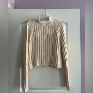 American Eagle cream sweater